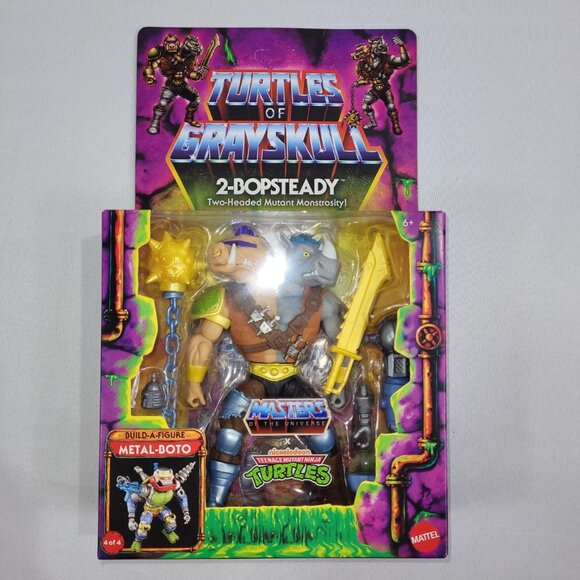 Masters of the Universe TMNT Turtles Grayskull 2-Bobsteady Action Figure - Picture 1 of 1